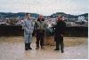 Marion et Willy FRUCHOUT avec Maître Seikichi TOGUCHI à Périgueux, lors d'un stage en 1986.
